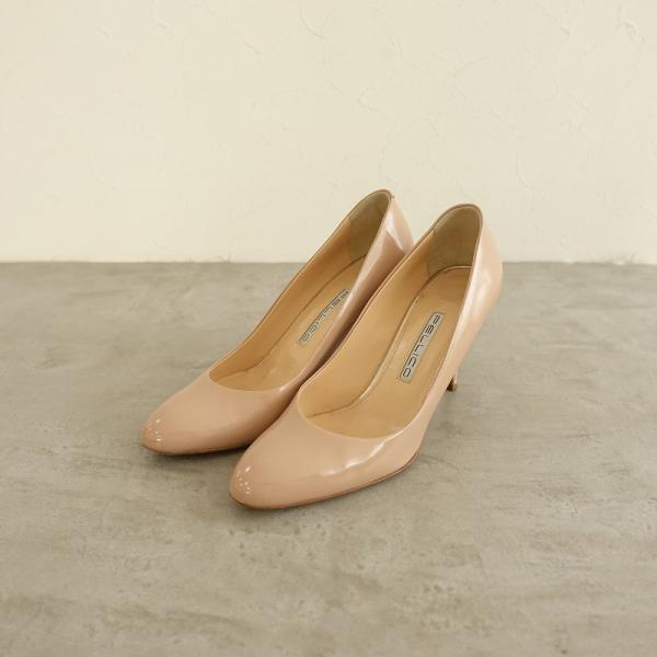 PELLICO（ペリーコ） *エナメルパンプス 37/23.5*レザーベージュ0725