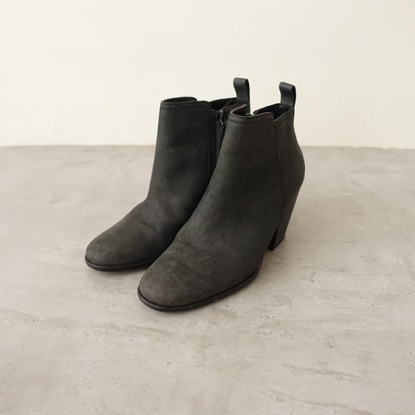 COLE HAAN ショートブーツ☆ コールハーン COLE HAAN *レザーショートブーツ 7/23.5*ブーティ