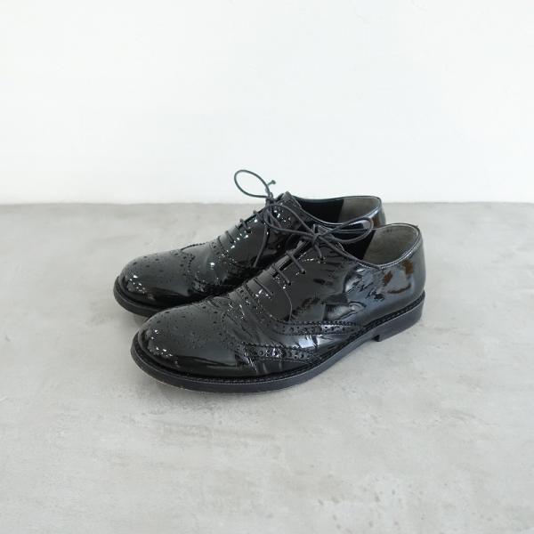 コムデギャルソン　ブラックレザー レースアップ コムデギャルソン オムCOMME des GARCONS HOMME レースアップ