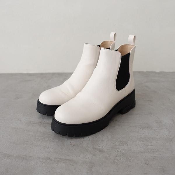 美品】コーチ COACH *REID LEATHER BOOTIE 7C/24*オフホワイト