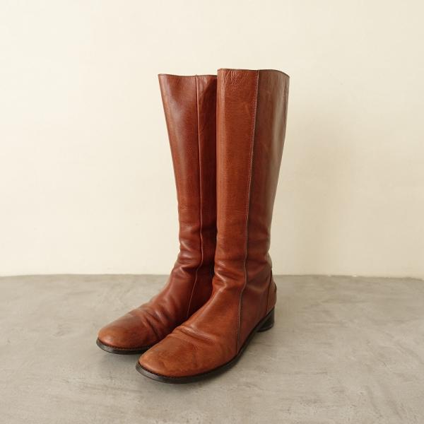 TSUMORI CHISATO（ツモリチサト） *レザーロングブーツ 25.5/25.5*皮革