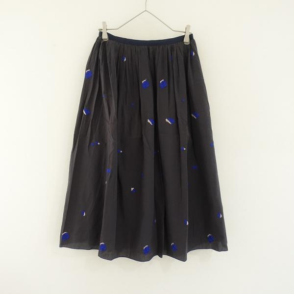 mina perhonen（ミナペルホネン） *pebble 刺しゅう入りコットン