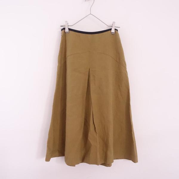 MARGARET HOWELL（マーガレットハウエル） *DENSE FINE LINEN SKIRT