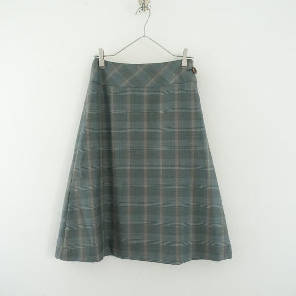 Sally Scott（サリースコット） *ウールチェックフレアスカート*9
