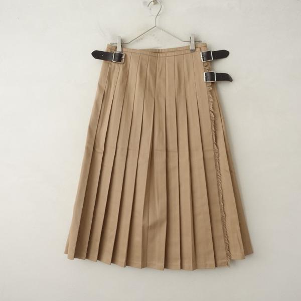 エブール⭐︎ウールツイルリバーラップスカート ebure エブール ウールツイルリバー ラップスカート 38