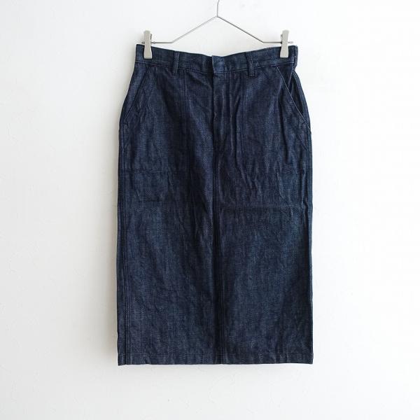 HYKE 【美品】ハイク *デニムスカート*2コットン綿インディゴ