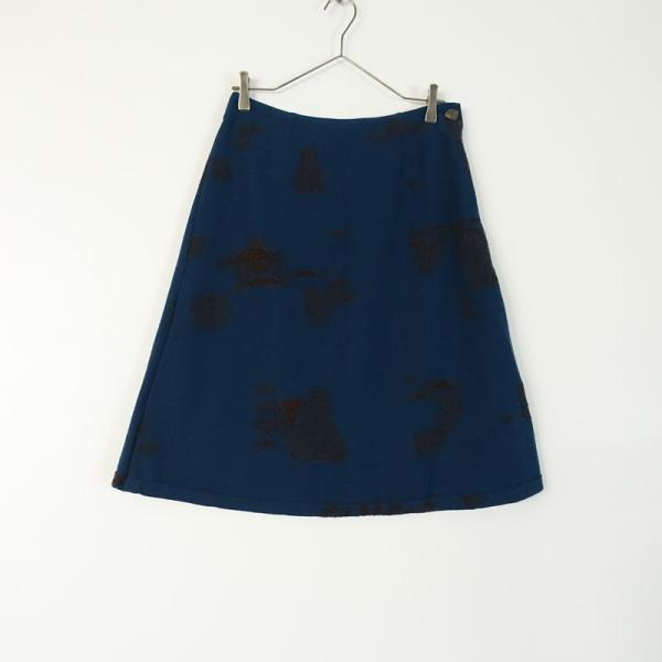 PAL'LAS PALACE ウールスカート パラスパレスイト Pal'las Palace ito *ウールカットジャガード