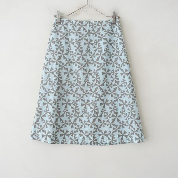 Sally Scott（サリースコット） *刺しゅうスカート*9綿コットン総柄