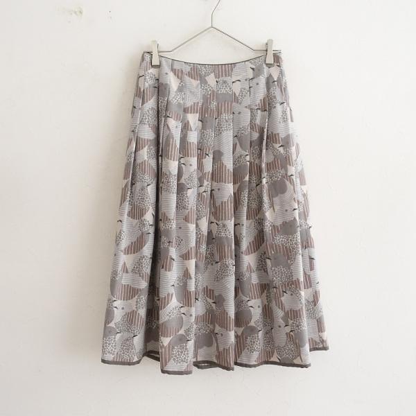 ミナペルホネン　singing merrily 38グレー ミナペルホネン singing merrily ワンピース - ミナペルホネン