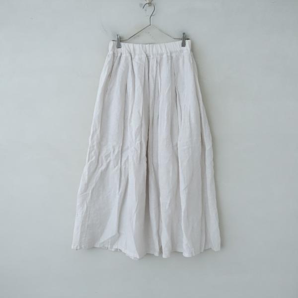nest Robe（ネストローブ） *リネンタックギャザーマキシスカート*F麻
