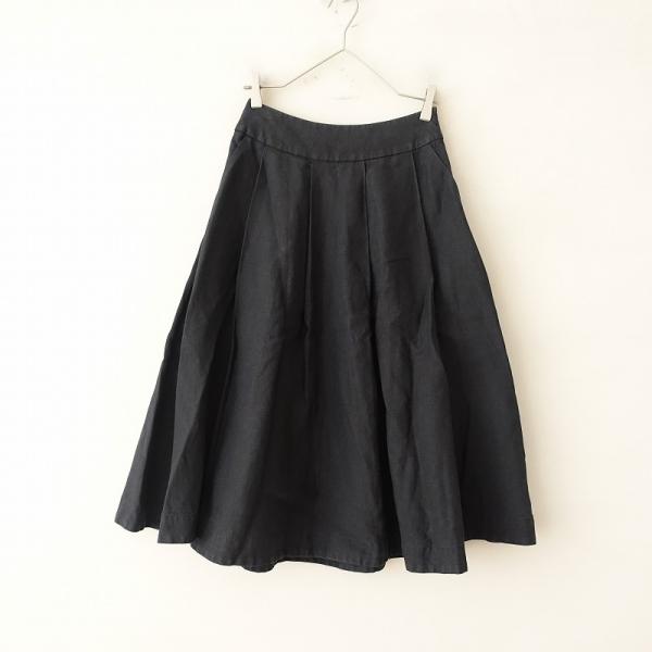 MARGARET HOWELL マーガレットハウエル *リネンプリーツスカート