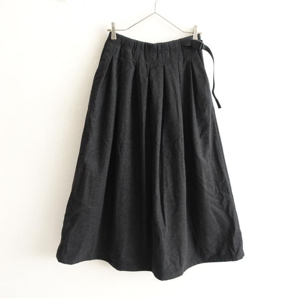 定価1.4万】グラミチ GRAMICCI *WOOL PLEATED SKIRT ウールプレイティ