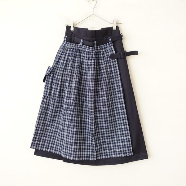 ASEEDONCLOUD（アシードンクラウド） *チェックエプロン付きコットン