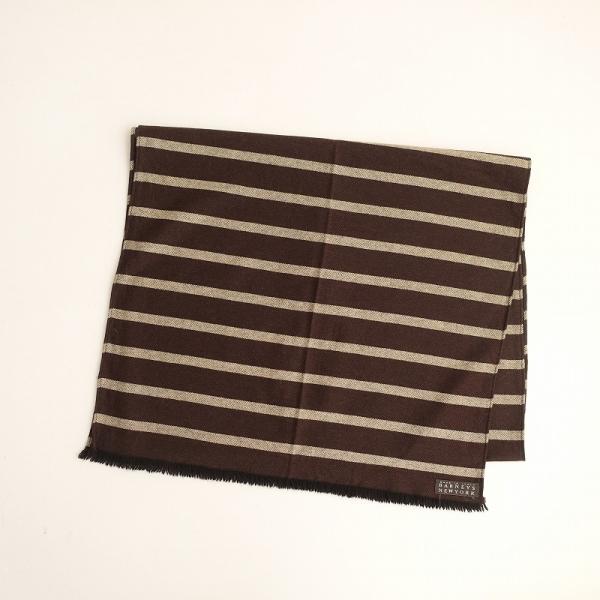 BARNEYS NEWYORK バーニーズニューヨーク *カシミヤボーダー BARNEYS NEWYORK バーニーズニューヨーク *カシミヤボーダー