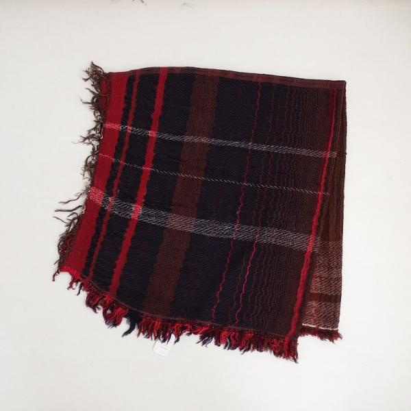 タマキニイメ　コットンストール tamaki niime 【美品】タマキニイメ *roots shawl square ウール