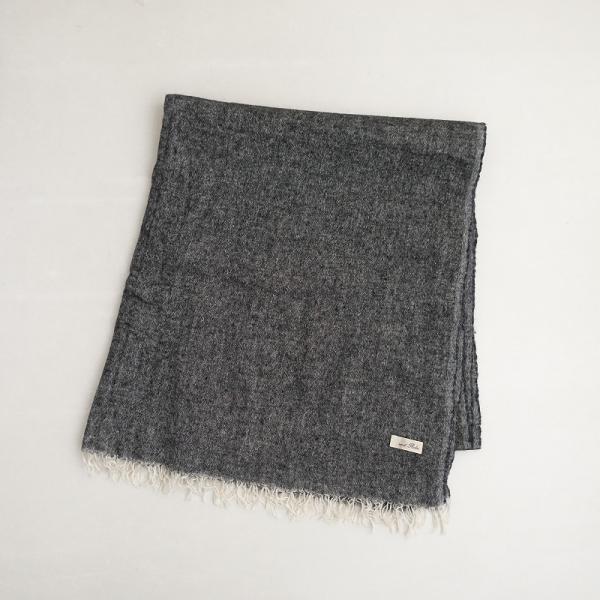 nest Robe（ネストローブ） *ストール*ショール大判チャコールグレー系