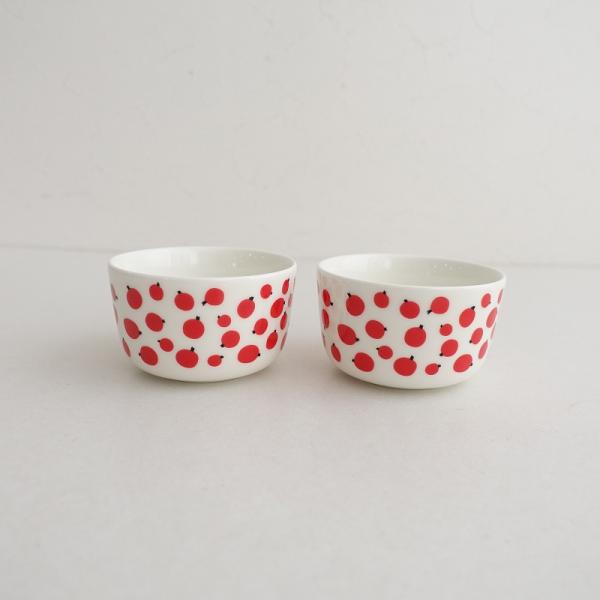 北欧】マリメッコ marimekko *PAKKANEN ボウル 10cm 2点セット*食器