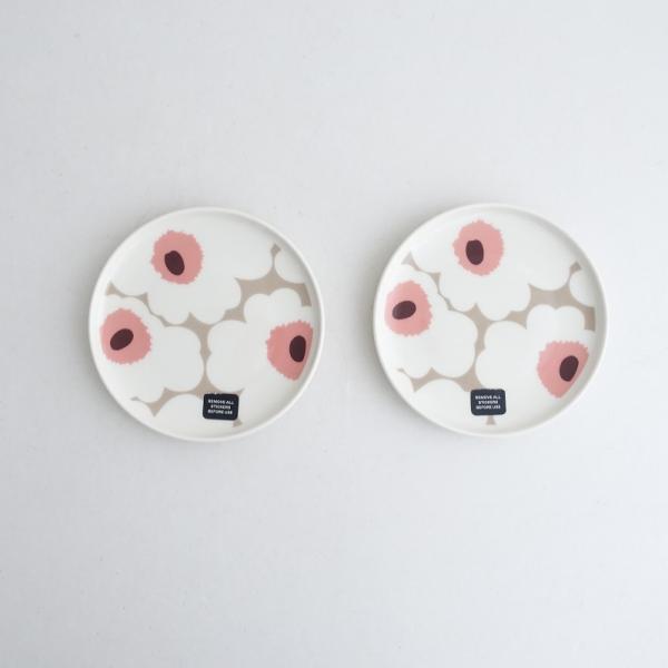 北欧】マリメッコ marimekko *UNIKKO ウニッコ プレート 13cm 2枚