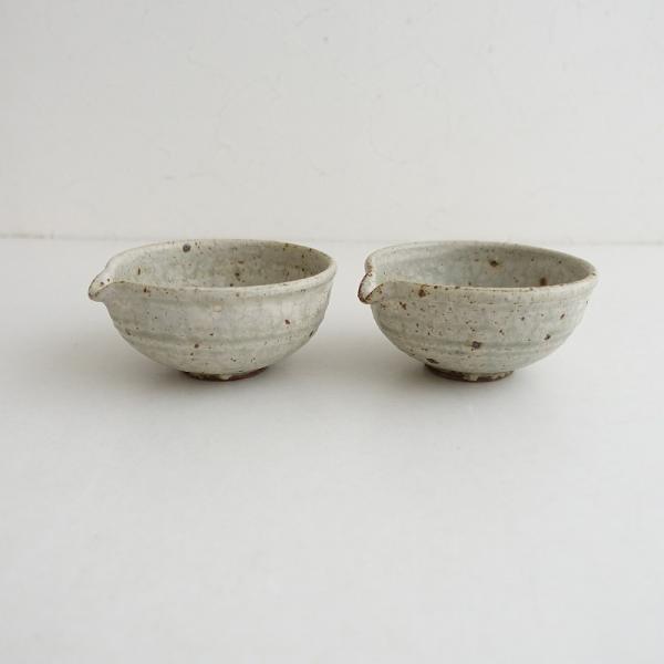 叶谷真一郎 *灰粉引 片口 2点セット*食器キッチン作家うつわ器ボウル