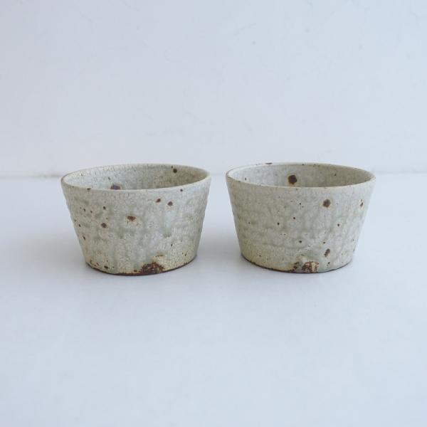 叶谷真一郎 *灰粉引 台鉢 2点セット*食器コップキッチン作家【陶器
