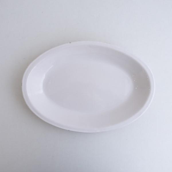 フランスアンティーク】 *Moustiers ムスティエ オーバルプレート 32cm