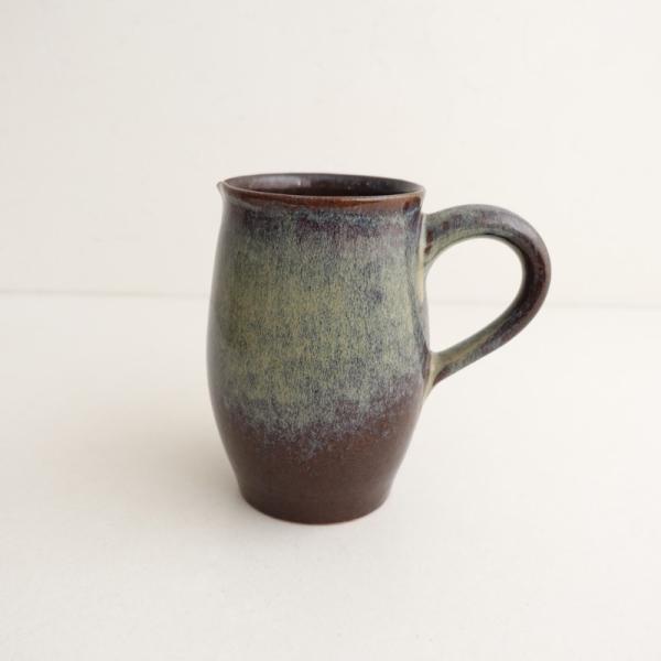 一柳京子 *ピッチャー*水差し食器作家花器花瓶【陶器】(wa5-2602-7