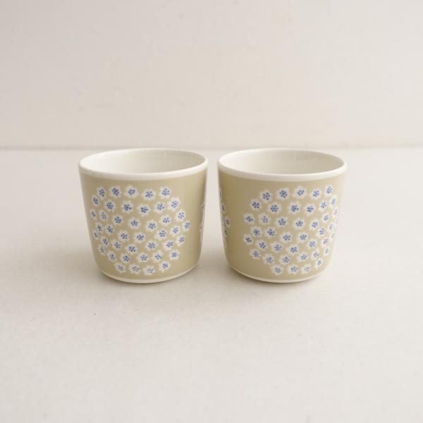 北欧】日本限定色/マリメッコ marimekko *PUKETTI ラテマグ 2個セット