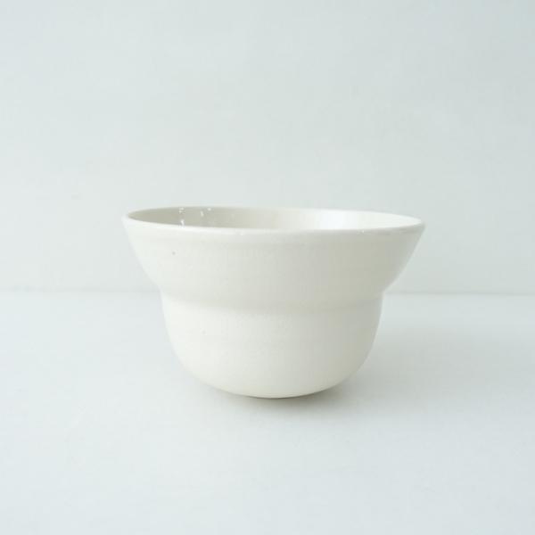 美品】カナサ CANASA *白貫入釉 麺鉢 16cm*器うつわ丼深鉢食器作家