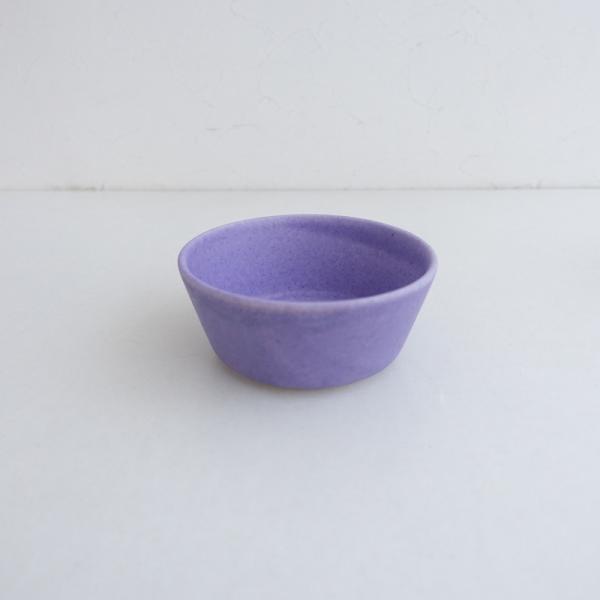 美品】吉村和美 *ボウル 13cm*器うつわパープル紫鉢食器作家【陶器