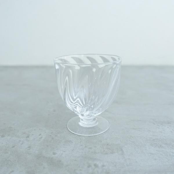 美品】永木卓 *RITOGLASS ワインカップ モールド クリア*コップカップ