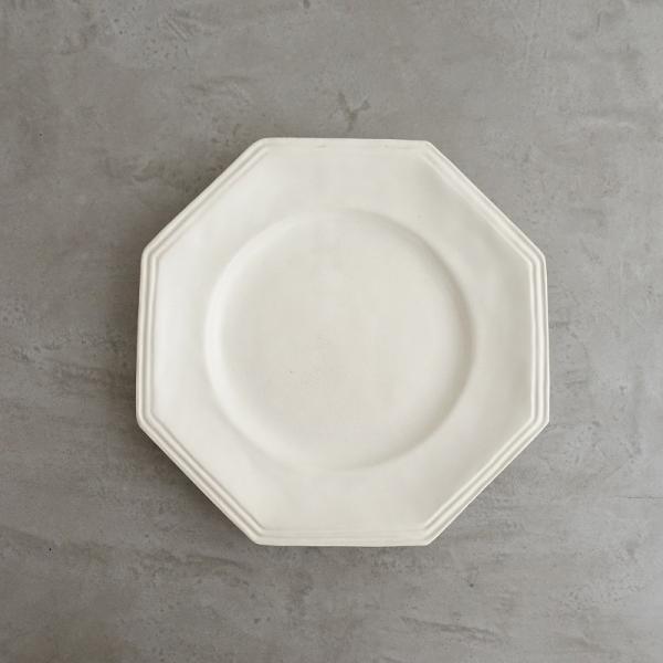 井山三希子 イヤマミキコ *オクトゴナルプレート 25cm*白ホワイト八角