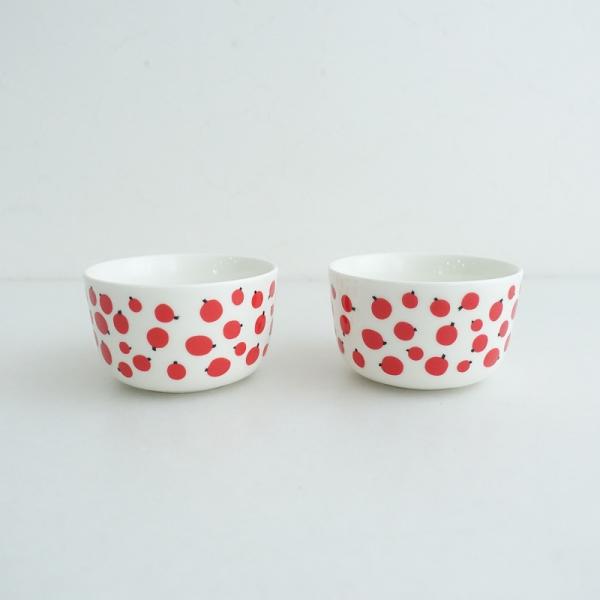 北欧】美品/マリメッコ marimekko *PAKKANEN ボウル 10cm 2個セット