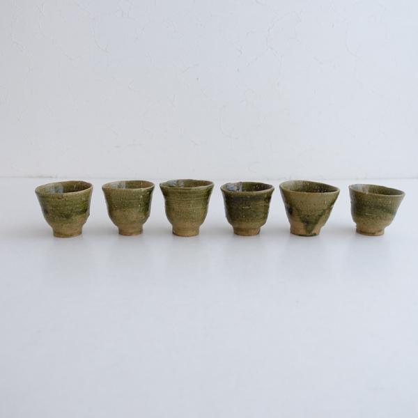 美品】キムホノ 金憲鎬 *茶杯 6点セット*食器コップカップ【陶器