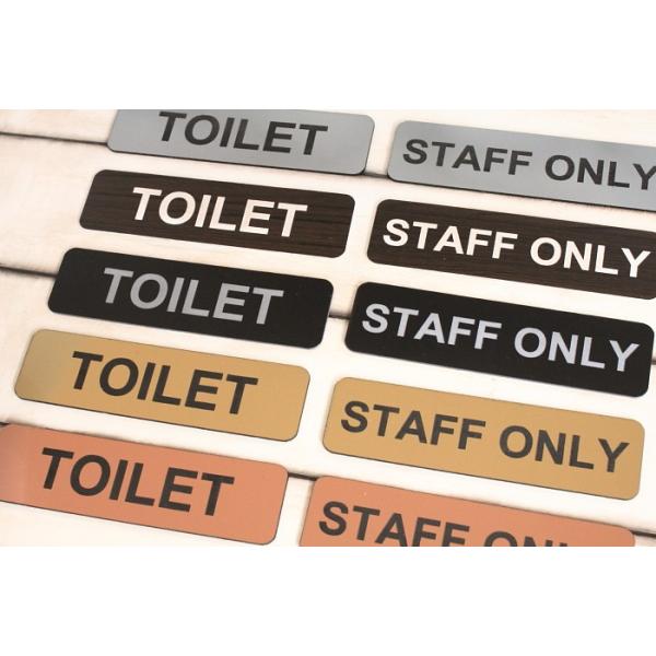 AN hAv[g ؖڒ/Vo[/ubN/S[h/uY TOILET/gC STAFF ONLY/X^btI[ e
