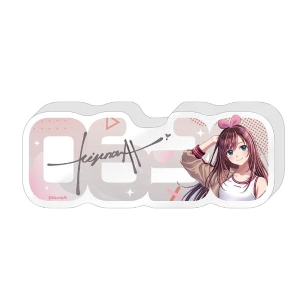 キズナアイ 「KizunaAI」ナンバーアクリルプレート 新品 送料無料
