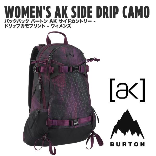BURTON 】 バートン WOMEN'S AK SIDE DRIP CAMO バックパック サイド