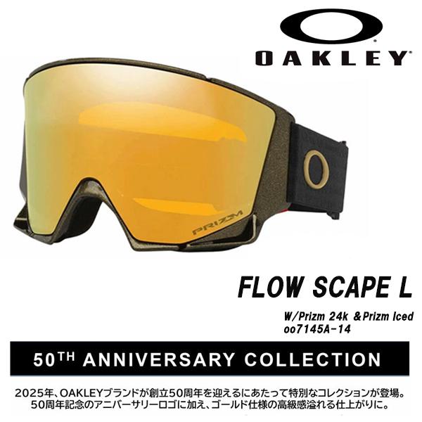25-26 【 OAKLEY 】 オークリー スノー ゴーグル FLOW SCAPE L フロー
