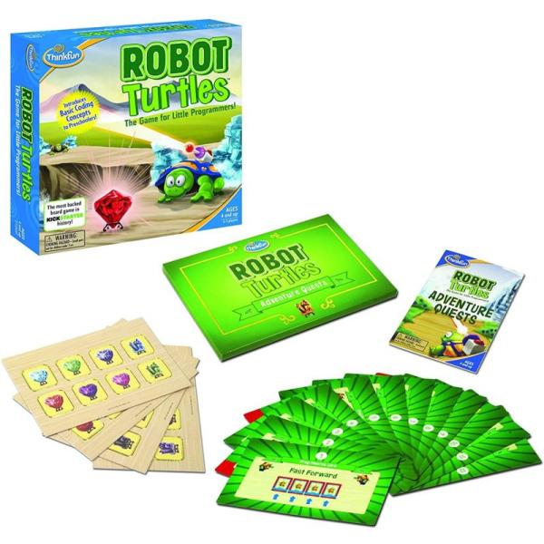 【並行輸入品】シンクファンThinkFun ロボットカメ 冒険クエストボードゲーム BUNDLE-1900 プログラミング教育 アメリ
