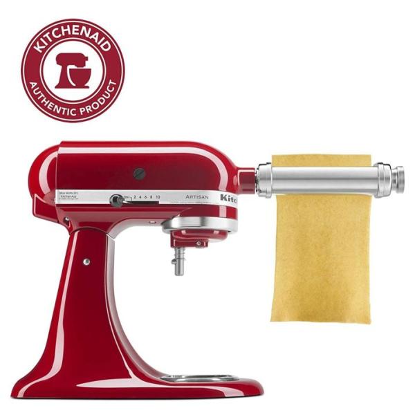 【並行輸入品】キッチンエイド パスタローラーアタッチメント KitchenAid KSMPSA シルバー