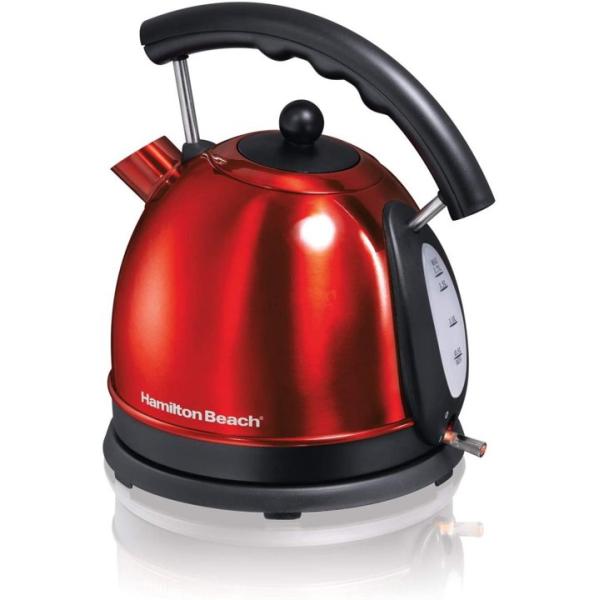 【並行輸入品】ハミルトンビーチ Hamilton Beach 1.7リットル電気ポット コードレス オートシャットオフ 空焚き防止...