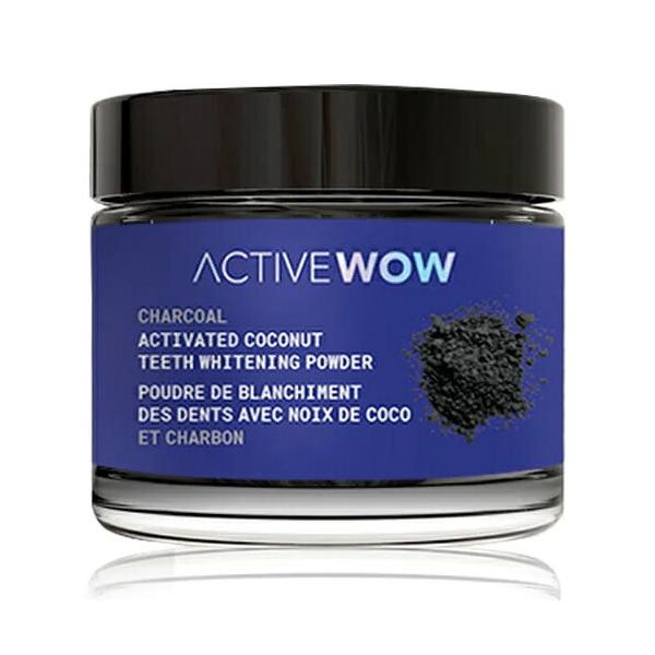 アクティブワオ Active Wow 活性炭 歯磨き粉 ホワイトニング チャコールパウダー 20g オリジナル/ナチュラル 歯 ホワイトニング 歯のホワイトニング  ホワイトニングパウダー Activated Charcoal Teeth ...