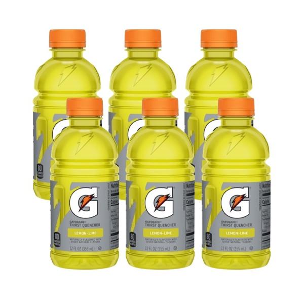 並行輸入品】【お得な6本】Gatorade Lemon Lime Sports Drink