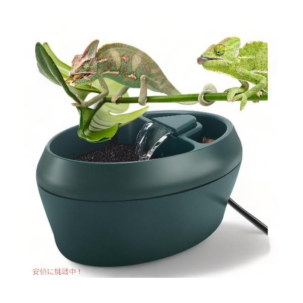 爬虫類の親友： 爬虫類や両生類に新鮮で清潔な空気を含んだ飲み水を供給し続けます。水が流れ続けることで、テラリウムの湿度も上がります。餌入れ：内部が滑らかで餌が漏れるのを防ぎ、新鮮な水と美味しい餌で爬虫類に栄養価の高い食事を提供します。安全：...