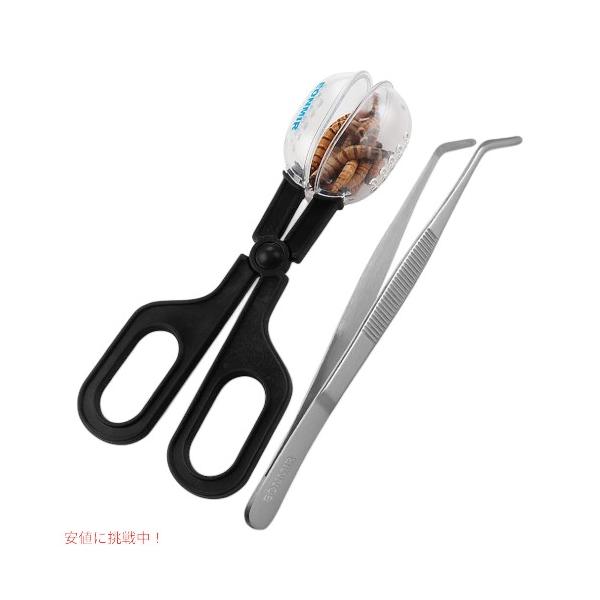 多用途:ケージの掃除の合間に、排泄物や抜け殻、虫などを掃除するのに便利なツールです。餌を与えたり、動物のトイレのフンを取り除いたり、ヒョウモントカゲモドキのフンを拾ったり、コオロギを捕まえたりするのに最適です。利点： このアイテムは、小動物...