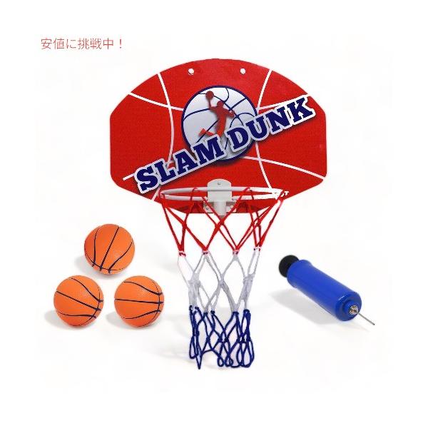 【並行輸入品】スラムダンク ミニバスケットボールフープセット Slam Dunk Indoor Mini Basketball Hoop Set