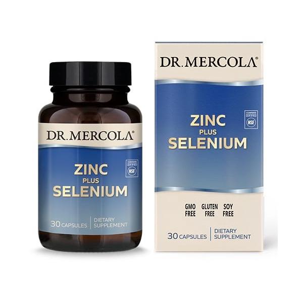 【並行輸入品】Dr. Mercola Zinc plus Selenium / 亜鉛  + セレン 15mg 30カプセル