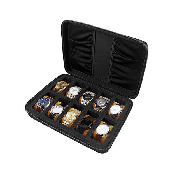 スマートウォッチ、ウェアラブル端末 スマートウォッチ本体 10スロット 腕時計ボックス オーガナイザー メンズ 腕時計ディスプレイ 
