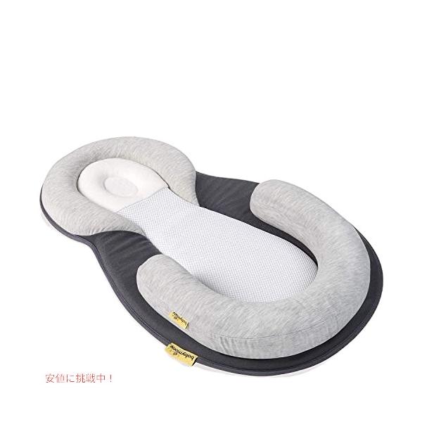 非常に快適な整骨療法で設計された赤ちゃん用の安全な寝床：灰色14.96x3.14x22.83インチ。赤ちゃんを安心させるのに最適：非常に柔らかく豪華な素材とクッション性のあるエッジが、驚愕反射を軽減し、赤ちゃんが快適に遊んだり、くつろいだり...