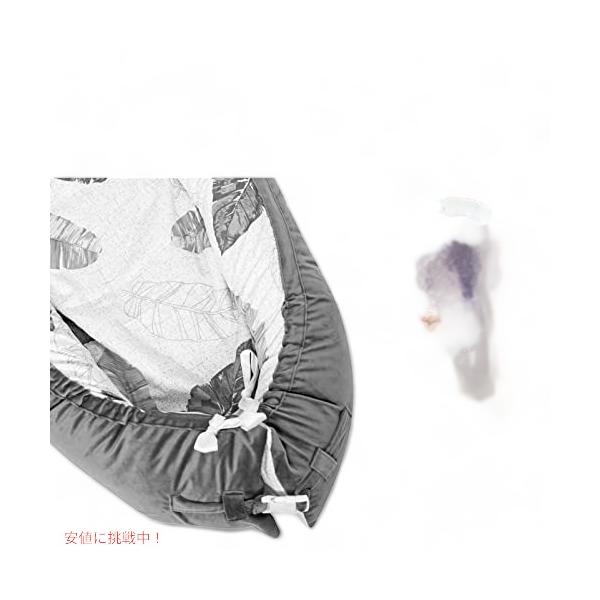 ソフトクッションバンパー付きの新生児用ポータブルベビーコスリーパー-通気性と洗濯機で洗えるコットンカバー-男の子と女の子のためのベビーシャワーギフト。 B09LTCNSQH重さ：　4.42 poundsおおよそのサイズ：　19.7 x 31...