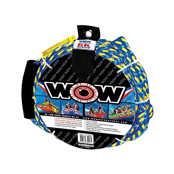 【並行輸入品】WOW Sports (ワオスポーツ） 11 ? 3020、牽引ロープ、60フィート
